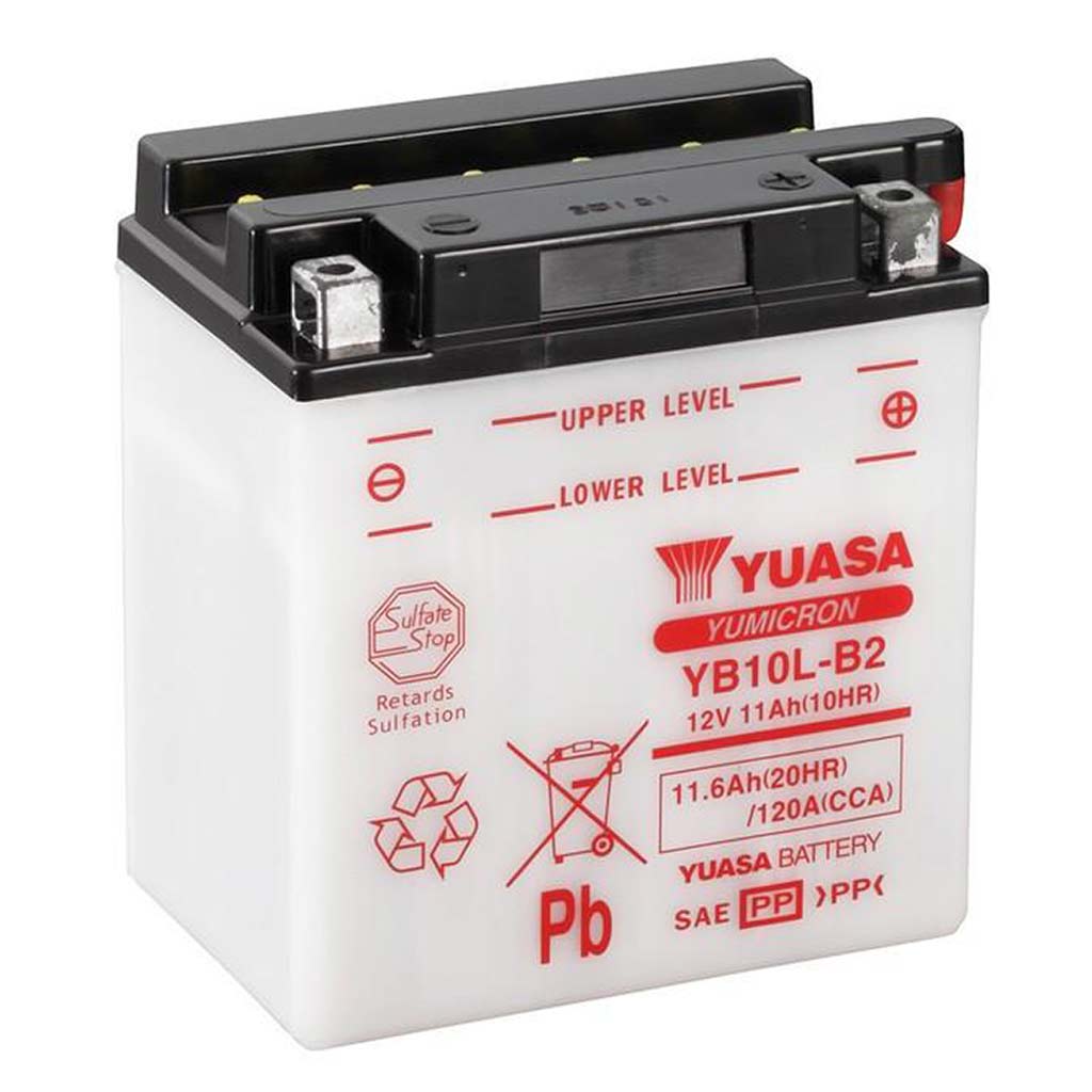 Yuasa Yumicron YB10L B2 motorkerékpár akkumulátor 12V 11Ah 120A J