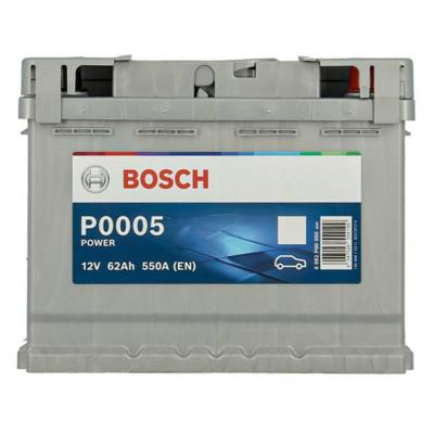 Bosch Power Line P0005 0092P00050 akkumultor, 12V 62Ah 550A J+ EU, magas