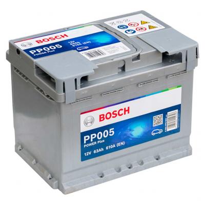 Bosch Power Plus Line PP005 0 092 PP0 050 akkumultor, 12V 63Ah 610A J+ EU, m...