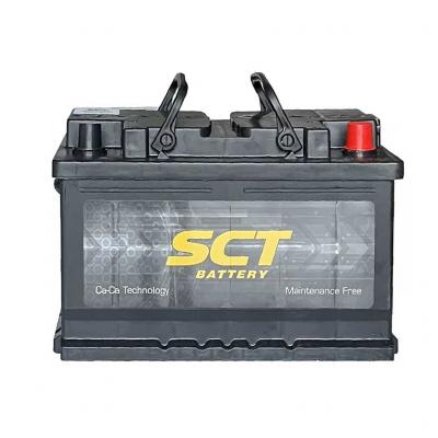 SCT 107500 akkumultor, 12V 75Ah 640A J+ EU, alacsony SCT BATTERY (SCTBATTERY)