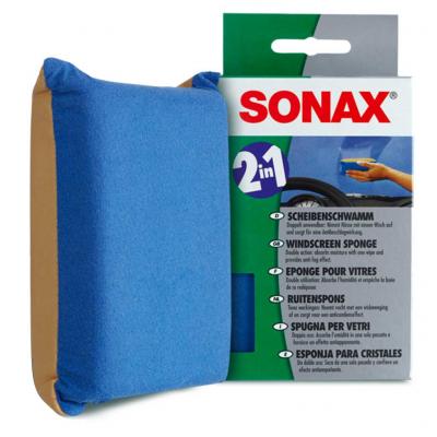 SONAX 417100 Windscreen Sponge, szlvdtisztt szivacs 2in1, 1 db SONAX