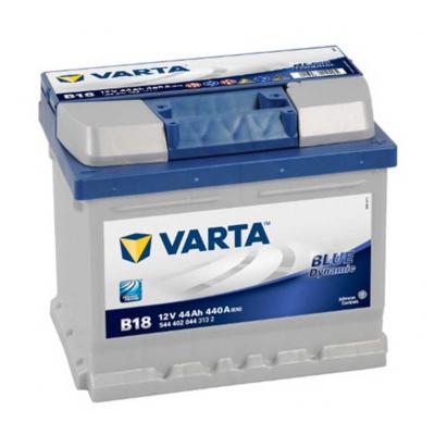 Varta Blue Dynamic B18 5444020443132 akkumultor, 12V 44Ah 440A J+ EU, alacsony
