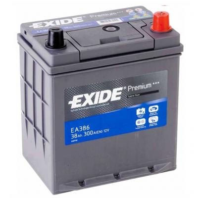 Exide Premium EA386 akkumultor, 12V 38Ah 300A J+, japn