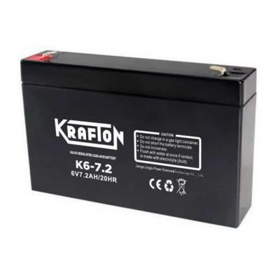 Krafton K6-7.2 zsels sznetmentes akkumultor, 6V 7.2Ah KRAFTON