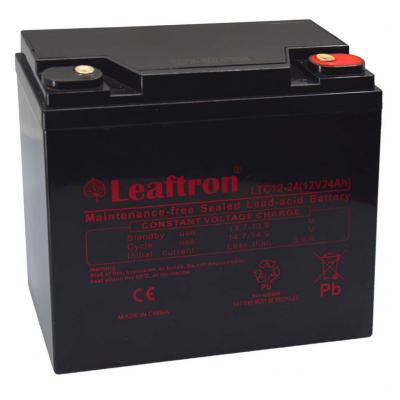 Leaftron LTC12-24 ciklikus zsels akkumultor 12V 24Ah