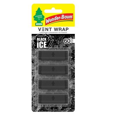 Wunderbaum Vent Wrap illatost, szellzrcsba csptethet -  Black Ice WUNDERBAUM