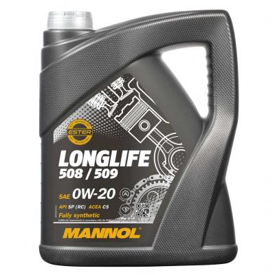Mannol 7722-5 Longlife 508/509 0W-20 (0W20) motorolaj, 5lit