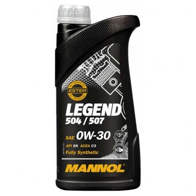 Mannol 7730-1 Legend 504/507 0W-30 motorolaj, 1lit