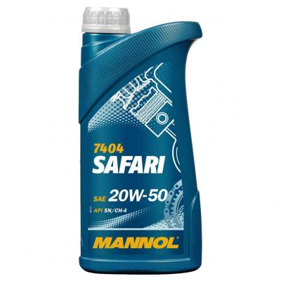 Mannol 7404 Safari 20W-50 motorolaj 1lit.