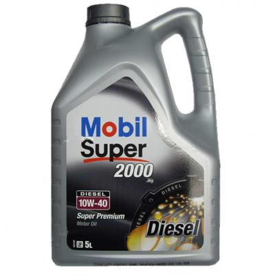 Mobil Super 2000 X1 Diesel 10W-40 motorolaj, 5lit