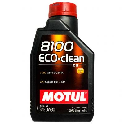 Motul 8100 Eco-Clean 0W-30 motorolaj, 1lit. 102888
