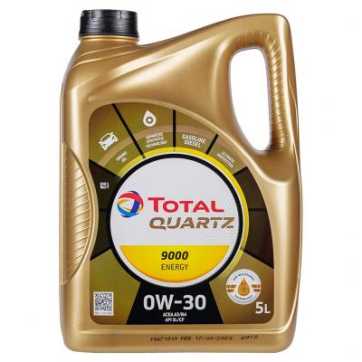 Total Quartz 9000 Energy 0W-30 (0W30) motorolaj, 5lit.