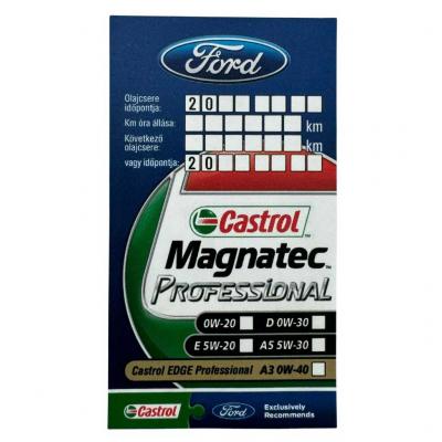 Castrol - Ford Magnatec Professional olajcsere cmke, ntapads