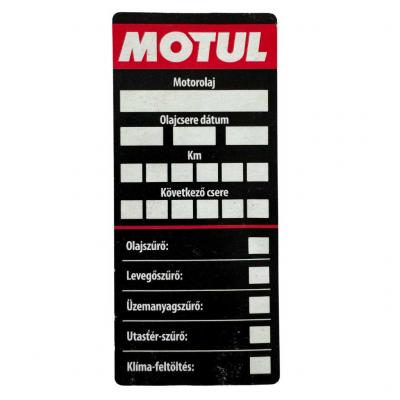 Motul olajcsere cmke, ntapads MOTUL