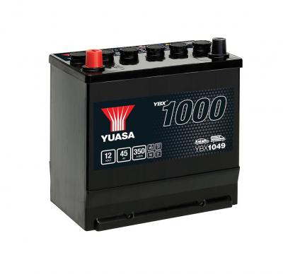 Yuasa Automotive YBX1049 akkumultor, 12V 45Ah 350A B+, japn