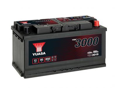 Yuasa Automotive SMF YBX3019 akkumultor, 12V 95Ah 850A J+ EU, magas