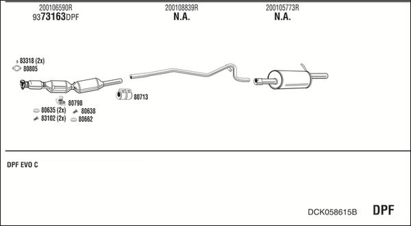 WALKER DCK058615B