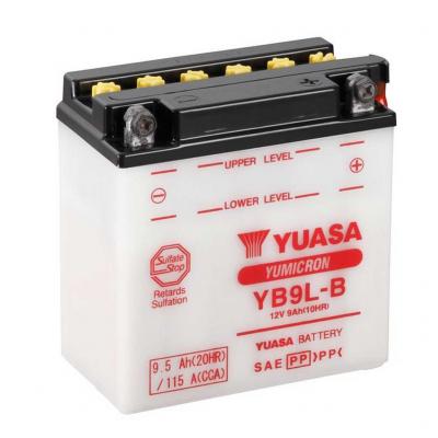 Yuasa Yumicron YB9L-B motorkerékpár akkumulátor, 12V 9,5Ah 115A J+