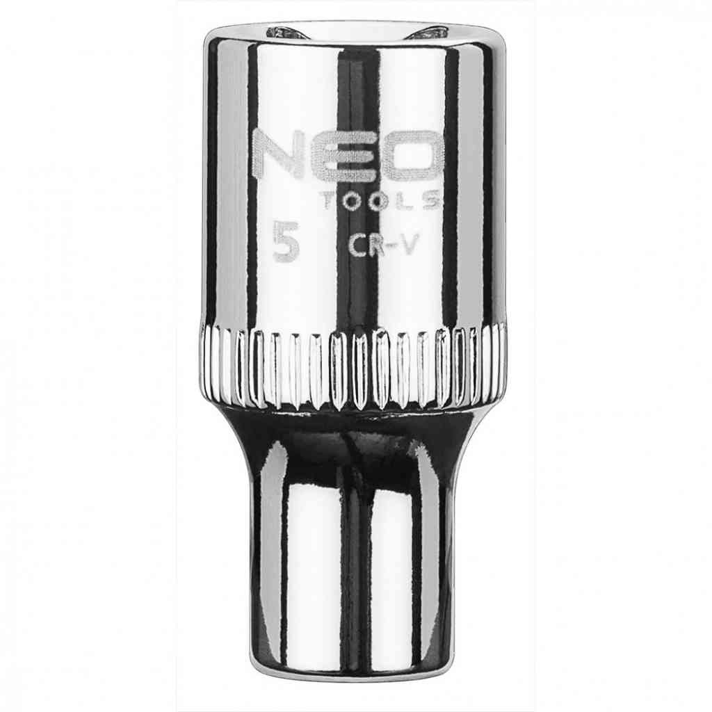Dug�kulcs 5mm, 1/4", 6 pontos, superlock NEO TOOLS (NEOTOOLS)