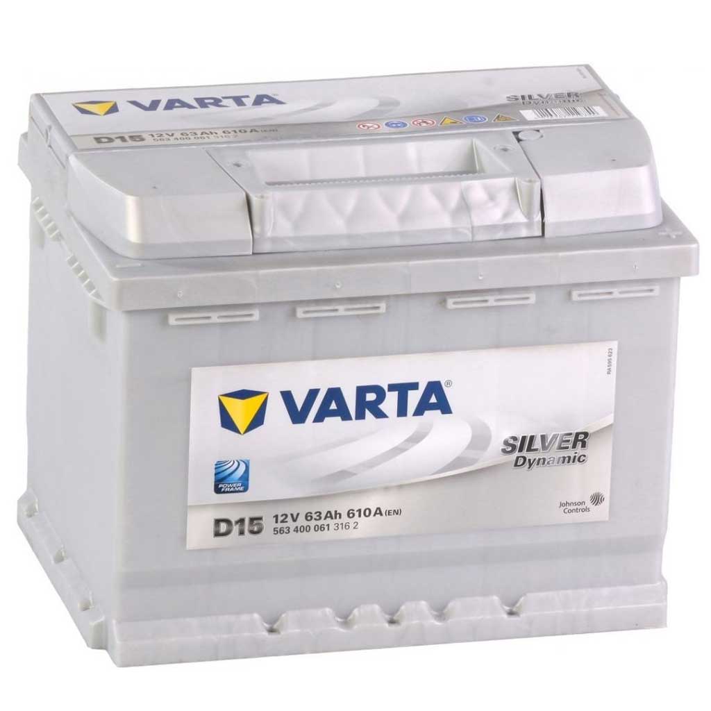 5634000613162 VARTA SILVER dynamic D15 D15 Batterie 12V 63Ah 610A
