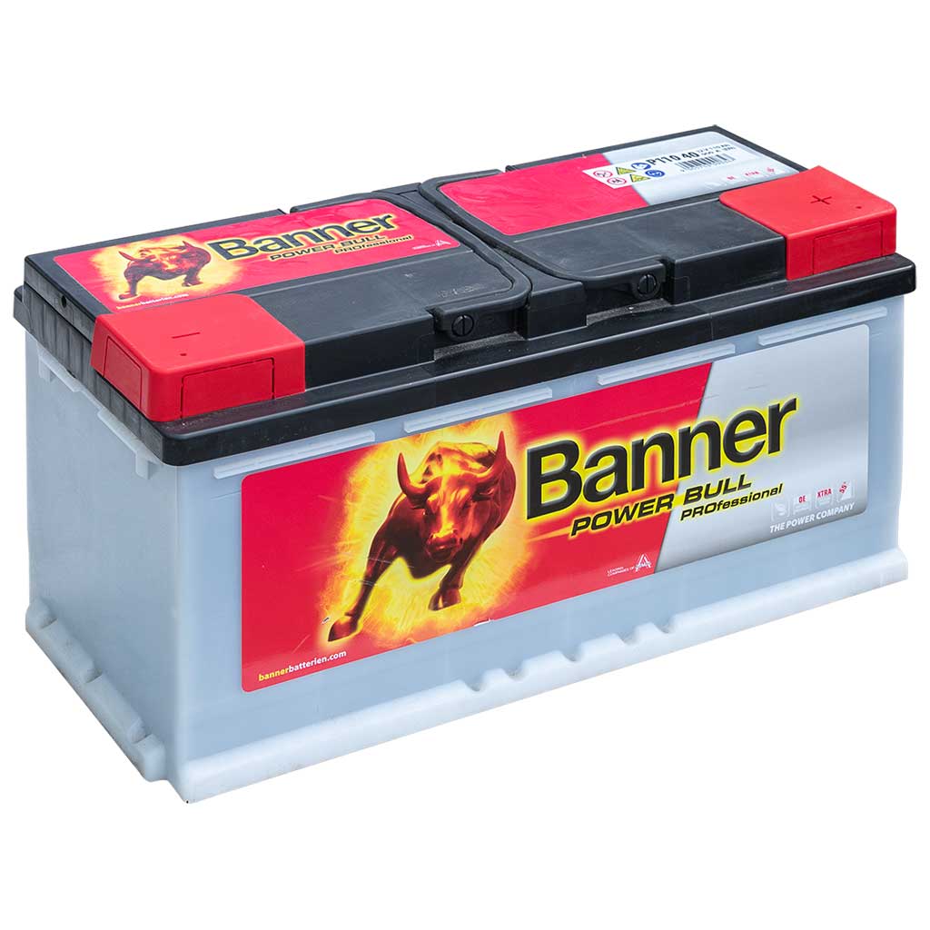 Banner Pro P11040 Power Bull PROfessional 110Ah Autobatterie