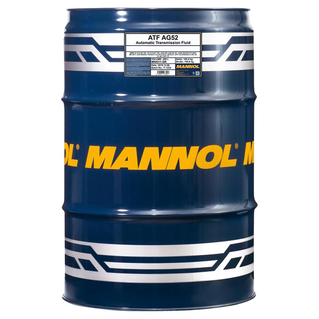Mannol 8211-DR - ATF AG52 Automatic Special TL52162 automatavlt-olaj, srgsbarn 208lit.