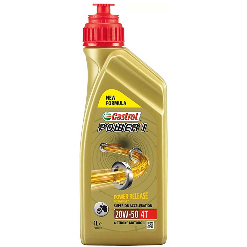 Castrol Power1 4T motorkerkpr-olaj, 20W-50, 1lit.