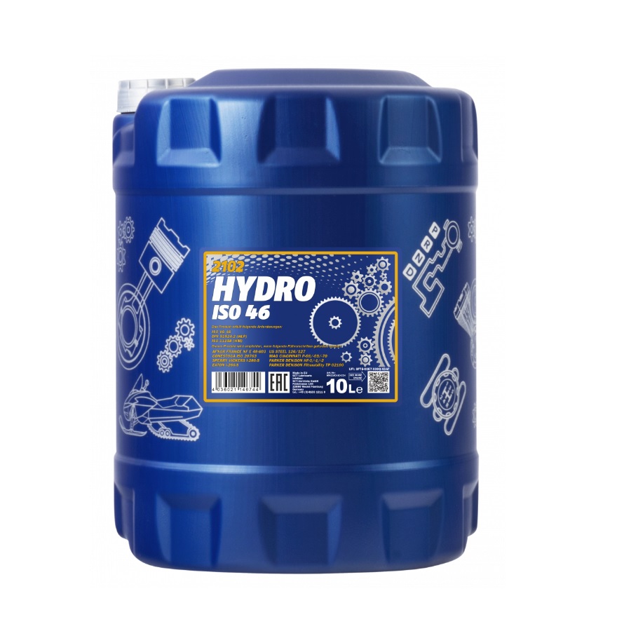 Mannol 2102-10 Hydro ISO 46, ISO HM, DIN HLP hidraulikaolaj, 10 liter