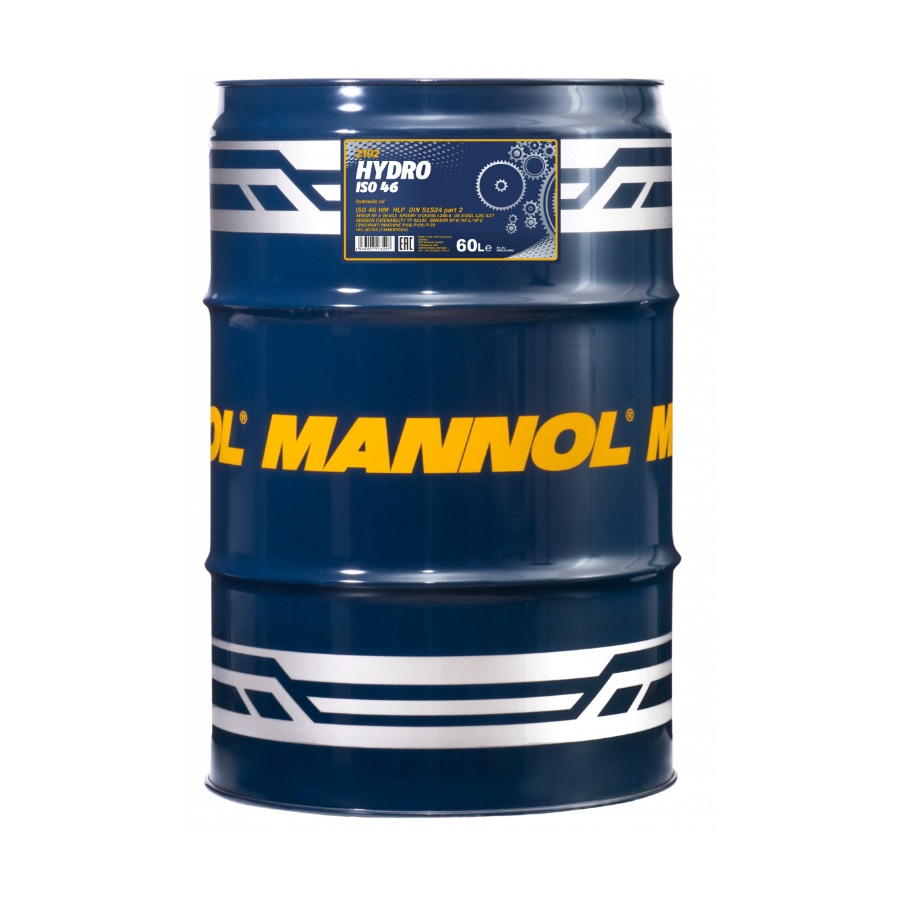 Mannol 2102-60 Hydro ISO 46, ISO HM, DIN HLP hidraulikaolaj, 60 liter