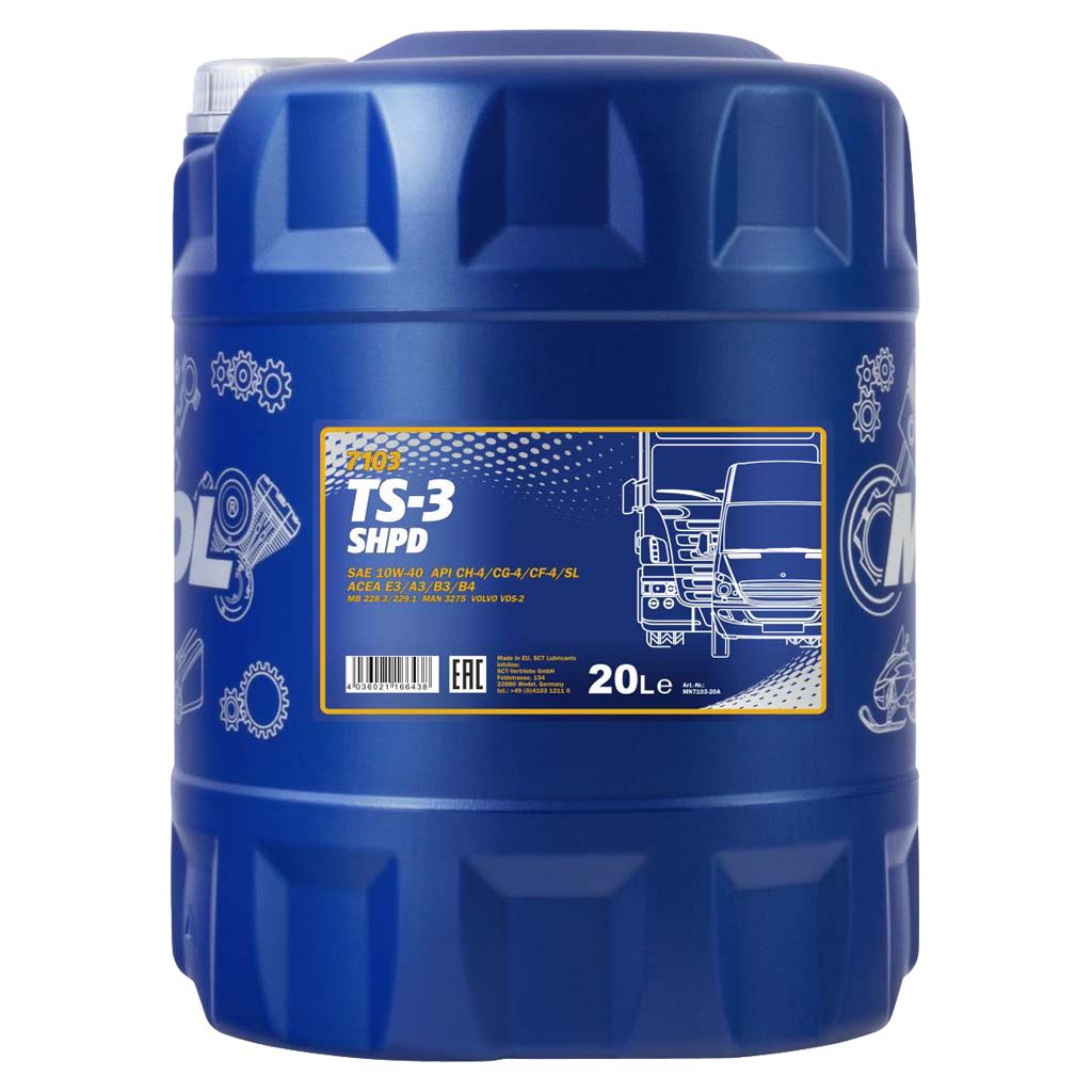 Mannol 7103 Truck Special SHPD TS-3 10W-40 (10W40) 20liter