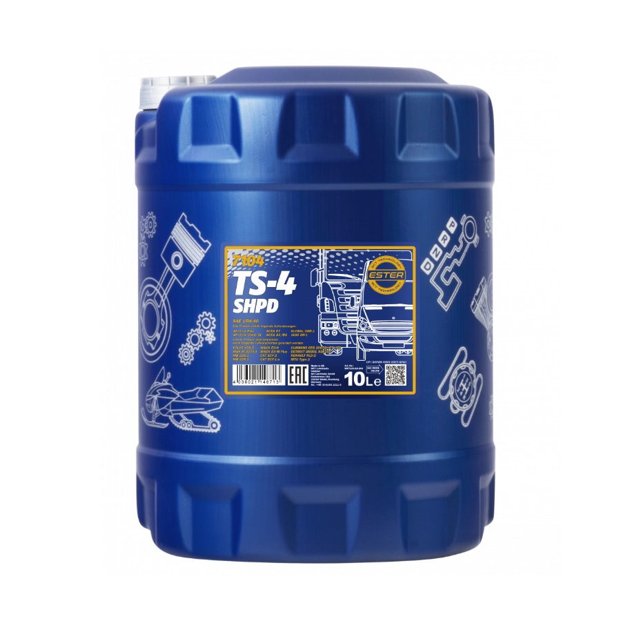 Mannol 7104 Truck Special SHPD TS-4 15W-40 (15W40) 10 liter