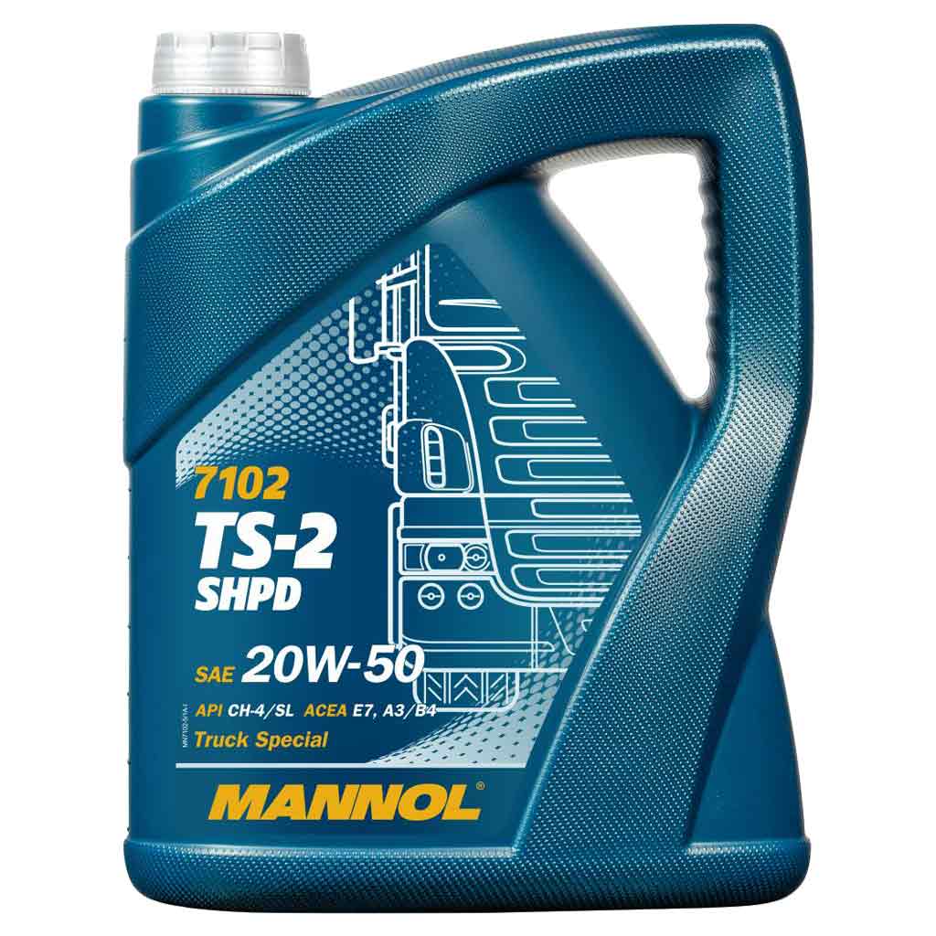 Mannol 7102 Truck Special  TS-2 SHPD 20W-50 (20W50) motorolaj, 5 liter