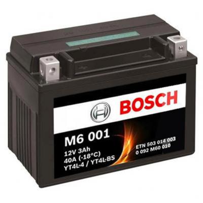 Bosch M6 AGM 0092M60010 Motorakkumultor YTX4L-BS, J+ BOSCH