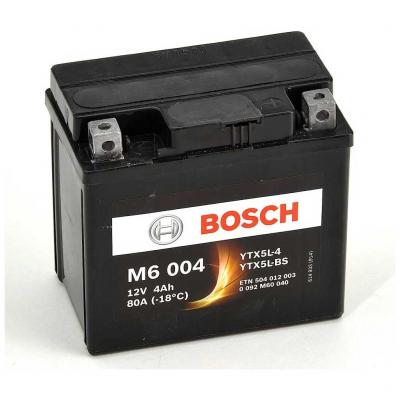 BOSCH M6 AGM Motorakkumultor YTX5L-4, YTX5L-BS, zrt, J+