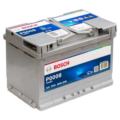 Bosch Power Line P0008 0 092 P00 080 akkumultor, 12V 74Ah 680A J+ EU, magas