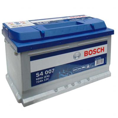 Bosch Silver S4 007 0092S40070 akkumultor, 12V 72Ah 680A J+ EU, alacsony