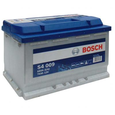 Bosch Silver S4 009 0092S40090 akkumultor, 12V 74Ah 680A B+ EU, magas