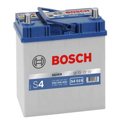 Bosch Silver S4 akkumulátor, 12V 40Ah 330A japán B+, 0092S40190