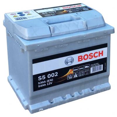 Bosch Silver S5 002 0092S50020 akkumultor, 12V 54Ah 530A J+ EU, magas