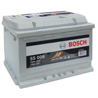 Bosch Silver S5 008 0092S50080 akkumultor, 12V 77Ah 780A J+ EU, magas