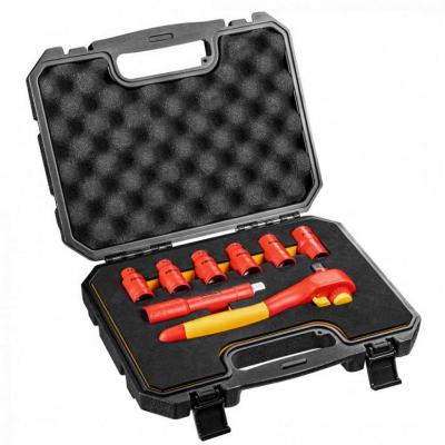Dug�kulcsk�szlet, 1/2", 1000v, szigetelt 8db NEO TOOLS (NEOTOOLS)