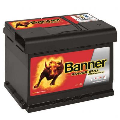 P5042 Banner Power Bull Professional akkumulátor, 12V 50Ah 400A J+ EU, alacsony