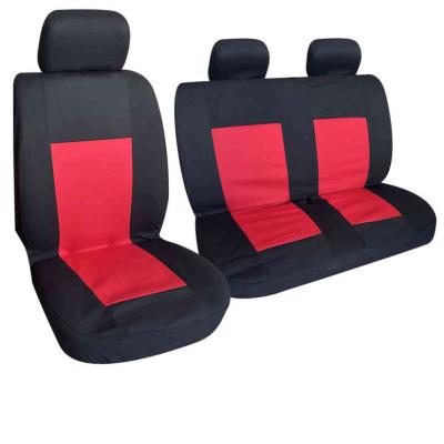 1+2 Furgon �l�shuzat - VASTAG 5mm-es habszivacs - fekete-piros sz�n� AUTOLIFE