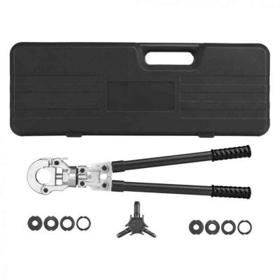 Cs�csatlakoz� pr�s k�szlet pex csatlakoz�khoz, cser�lhet� fejekkel, cs�kalibr�l� szersz�mmal NEO TOOLS (NEOTOOLS)