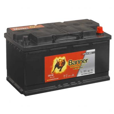 Banner Traction Bull Bloc VRLA GEL DB 80 040510800612 akkumultor, 12V 80Ah BANNER