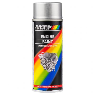 Motip 04093 motorblokk-festk spray, ezst, 400ml