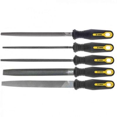 Reszel� k�szlet 5db, (lapos, kerek, f�lk�r, h�romsz�g, n�gysz�g) TOPEX