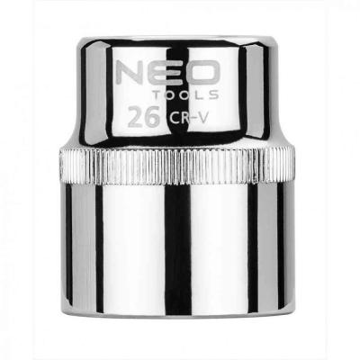 Dug�kulcs 26mm, 1/2", 6 pontos, superlock NEO TOOLS (NEOTOOLS)