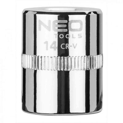 Dug�kulcs 14mm, 1/4", 6 pontos, superlock NEO TOOLS (NEOTOOLS)