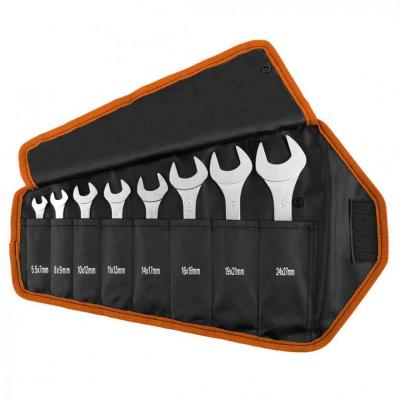 Vill�skulcs k�szlet 8db, 5.5 - 27mm, szuper v�kony kivitel, �sszehajthat� tokban NEO TOOLS (NEOTOOLS)